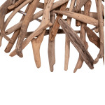 ΔΙΑΚΟΣΜΗΤΙΚΗ ΑΠΛΙΚΑ ΤΟΙΧΟΥ DREAMER HM4422 DRIFTWOOD ΜΕ ΤΑΙΝΙΑ LED Φ90x7(πάχος)εκ.