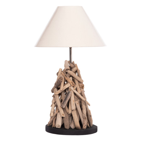 ΕΠΙΤΡΑΠΕΖΙΟ ΦΩΤΙΣΤΙΚΟ TWIGGY HM4423 DRIFTWOOD & ΛΕΥΚΟ ΚΑΠΕΛΟ Φ25x55Υεκ.