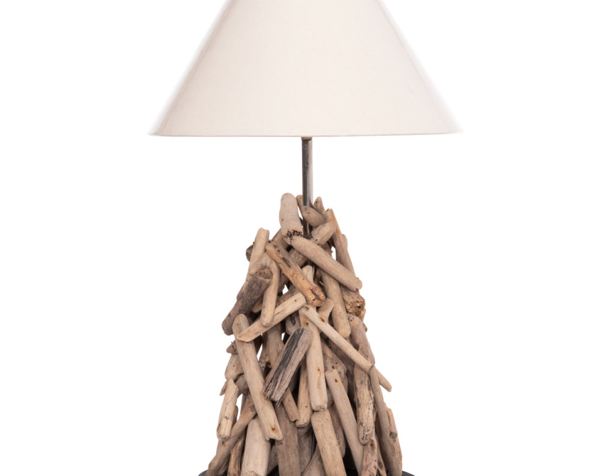 ΕΠΙΤΡΑΠΕΖΙΟ ΦΩΤΙΣΤΙΚΟ TWIGGY HM4423 DRIFTWOOD & ΛΕΥΚΟ ΚΑΠΕΛΟ Φ25x55Υεκ.