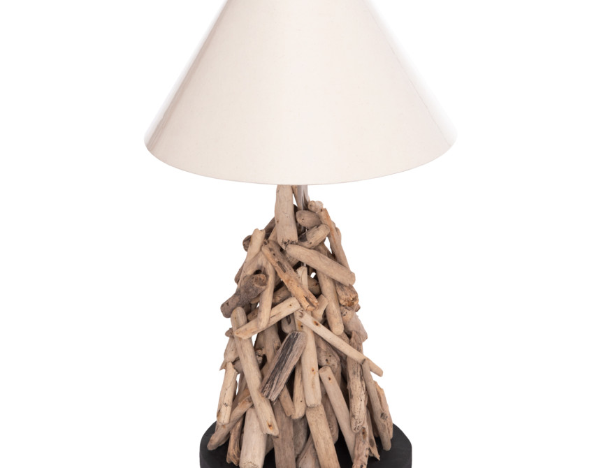 ΕΠΙΤΡΑΠΕΖΙΟ ΦΩΤΙΣΤΙΚΟ TWIGGY HM4423 DRIFTWOOD & ΛΕΥΚΟ ΚΑΠΕΛΟ Φ25x55Υεκ.