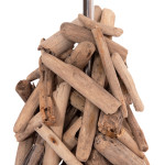 ΕΠΙΤΡΑΠΕΖΙΟ ΦΩΤΙΣΤΙΚΟ TWIGGY HM4423 DRIFTWOOD & ΛΕΥΚΟ ΚΑΠΕΛΟ Φ25x55Υεκ.