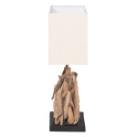 ΕΠΙΤΡΑΠΕΖΙΟ ΟΡΘΟΓΩΝΙΟ ΦΩΤΙΣΤΙΚΟ TWIGGY HM4424 DRIFTWOOD & ΛΕΥΚΟ ΚΑΠΕΛΟ 35x14x50Υεκ.