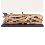 ΕΠΙΤΡΑΠΕΖΙΟ ΟΡΘΟΓΩΝΙΟ ΦΩΤΙΣΤΙΚΟ TWIGGY HM4432 DRIFTWOOD & ΛΕΥΚΟ ΚΑΠΕΛΟ 50x16,5x38Υεκ.
