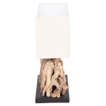 ΕΠΙΤΡΑΠΕΖΙΟ ΟΡΘΟΓΩΝΙΟ ΦΩΤΙΣΤΙΚΟ TWIGGY HM4434 DRIFTWOOD & ΛΕΥΚΟ ΚΑΠΕΛΟ 56x16.5x43Υεκ.