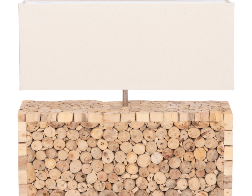 ΕΠΙΤΡΑΠΕΖΙΟ ΦΩΤΙΣΤΙΚΟ TWIGGY HM4437 DRIFTWOOD & ΛΕΥΚΟ ΚΑΠΕΛΟ 50.5x16x45.5Υεκ.