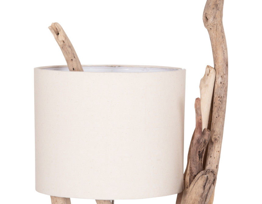 ΕΠΙΤΡΑΠΕΖΙΟ ΦΩΤΙΣΤΙΚΟ BRAMBLE HM4873 DRIFTWOOD & ΛΕΥΚΟ ΚΑΠΕΛΟ Φ28x65Υεκ.
