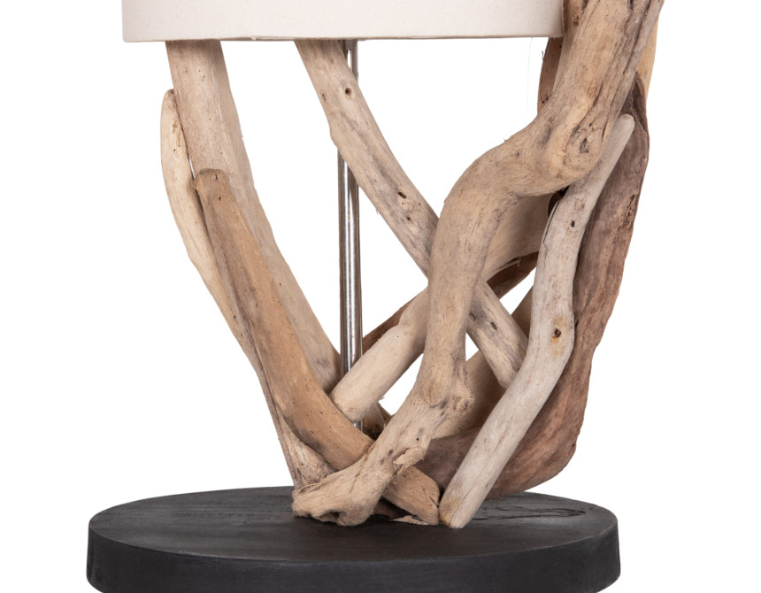 ΕΠΙΤΡΑΠΕΖΙΟ ΦΩΤΙΣΤΙΚΟ BRAMBLE HM4873 DRIFTWOOD & ΛΕΥΚΟ ΚΑΠΕΛΟ Φ28x65Υεκ.