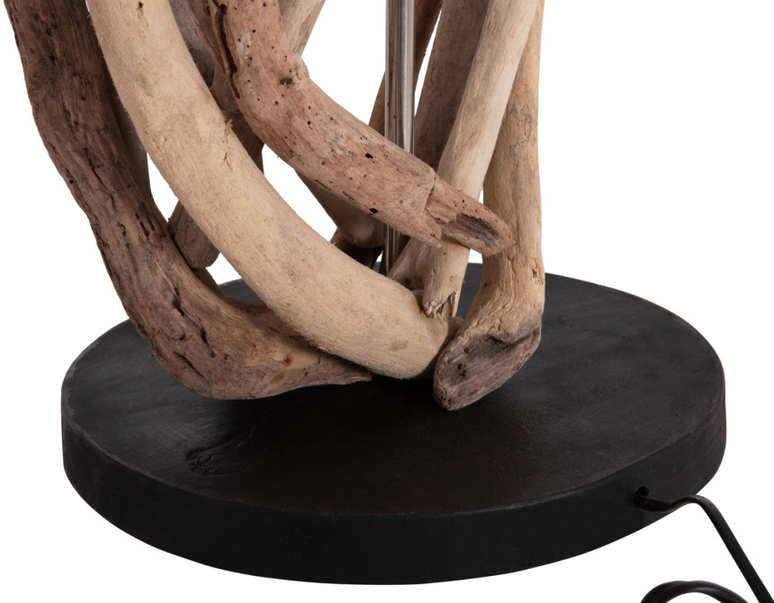 ΕΠΙΤΡΑΠΕΖΙΟ ΦΩΤΙΣΤΙΚΟ BRAMBLE HM4873 DRIFTWOOD & ΛΕΥΚΟ ΚΑΠΕΛΟ Φ28x65Υεκ.