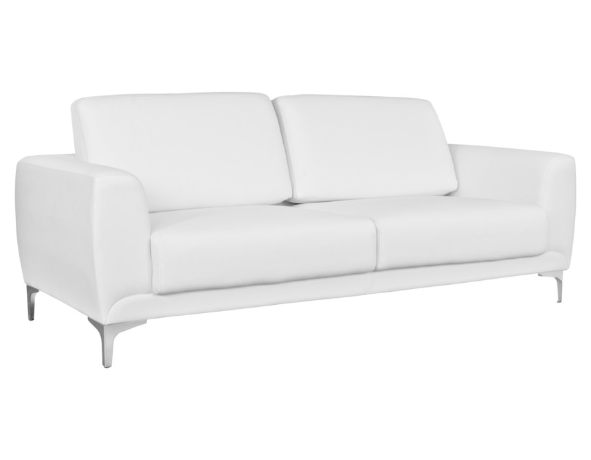 ΚΑΝΑΠΕΣ 3ΘΕΣΙΟΣ KENZIE HM3121.32 ΜΕ ΛΕΥΚΟ PU 190x81x81 εκ.
