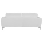 ΚΑΝΑΠΕΣ 3ΘΕΣΙΟΣ KENZIE HM3121.32 ΜΕ ΛΕΥΚΟ PU 190x81x81 εκ.