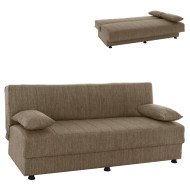 ΚΑΝΑΠΕΣ ΚΡΕΒΑΤΙ ANDRI ΤΡΙΘΕΣΙΟΣ ΚΑΦΕ HM3239.02 180x72x77Υ εκ.