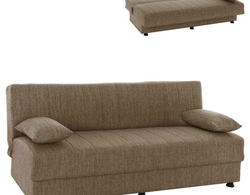 ΚΑΝΑΠΕΣ ΚΡΕΒΑΤΙ ANDRI ΤΡΙΘΕΣΙΟΣ ΚΑΦΕ HM3239.02 180x72x77Υ εκ.