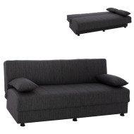 ΚΑΝΑΠΕΣ ΚΡΕΒΑΤΙ ΤΡΙΘΕΣΙΟΣ ΓΚΡΙ HM3239.03 180x72x77 εκ.