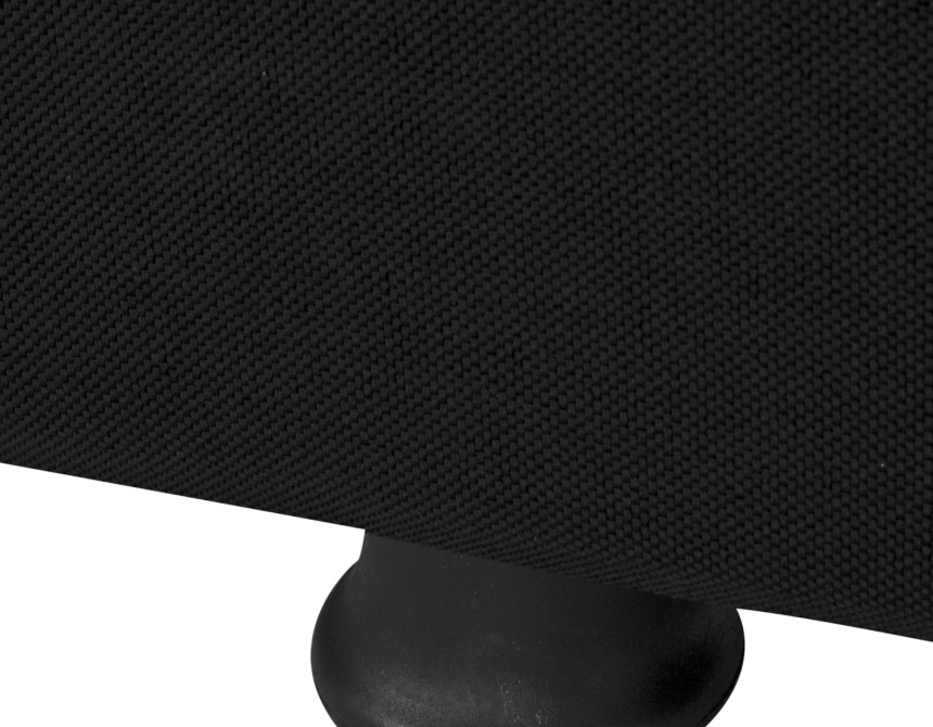 ΚΑΝΑΠΕΣ ΚΡΕΒΑΤΙ ANDRI ΤΡΙΘΕΣΙΟΣ ΜΑΥΡΟΣ HM3239.01 180x72x77 εκ.