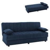 ΚΑΝΑΠΕΣ ΚΡΕΒΑΤΙ ANDRI ΤΡΙΘΕΣΙΟΣ ΜΠΛΕ HM3239.07 180x72x77Y εκ.