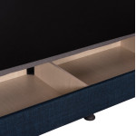 ΚΑΝΑΠΕΣ ΚΡΕΒΑΤΙ ANDRI ΤΡΙΘΕΣΙΟΣ ΜΠΛΕ HM3239.07 180x72x77Y εκ.
