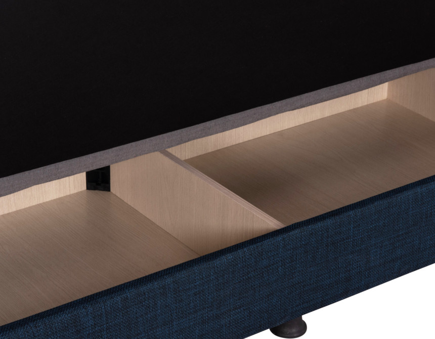 ΚΑΝΑΠΕΣ ΚΡΕΒΑΤΙ ANDRI ΤΡΙΘΕΣΙΟΣ ΜΠΛΕ HM3239.07 180x72x77Y εκ.