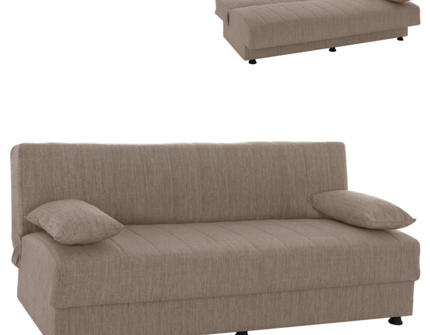 ΚΑΝΑΠΕΣ ΚΡΕΒΑΤΙ ANDRI ΤΡΙΘΕΣΙΟΣ ΜΠΕΖ HM3239.04 180x72x77Υ εκ.