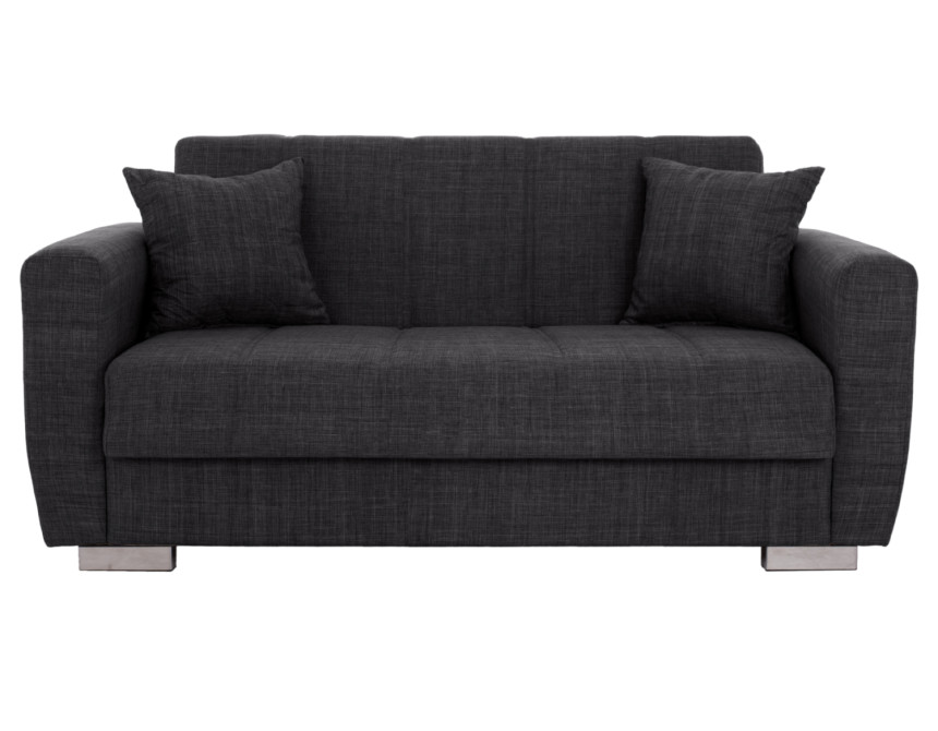 ΚΑΝΑΠΕΣ ΚΡΕΒΑΤΙ POLYA ΔΙΘΕΣΙΟΣ ΓΚΡΙ HM3241.03 150x84x88 εκ.