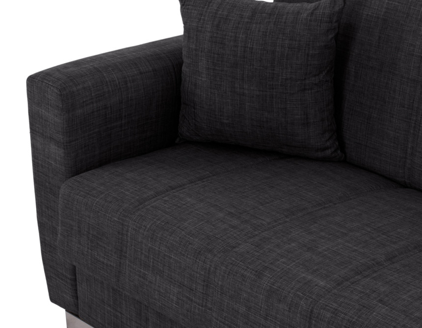 ΚΑΝΑΠΕΣ ΚΡΕΒΑΤΙ POLYA ΔΙΘΕΣΙΟΣ ΓΚΡΙ HM3241.03 150x84x88 εκ.