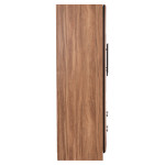 ΝΤΟΥΛΑΠΑ 3ΦΥΛΛΗ ΜΕ 2 ΣΥΡΤΑΡΙΑ HARRY HM18390.01 ΜΕΛΑΜΙΝΗ ΦΥΣΙΚΟ & ΜΑΥΡΟ 150x55x180Υεκ
