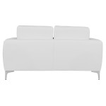 ΚΑΝΑΠΕΣ 2ΘΕΣΙΟΣ KΕΝΖΙΕ HM3121.22 ΜΕ ΛΕΥΚΟ PU 142x81x81 εκ.