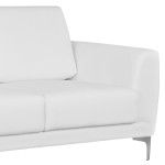 ΚΑΝΑΠΕΣ 2ΘΕΣΙΟΣ KΕΝΖΙΕ HM3121.22 ΜΕ ΛΕΥΚΟ PU 142x81x81 εκ.