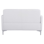 ΚΑΝΑΠΕΣ 2ΘΕΣΙΟΣ NELLIE HM3159.22 ΜΕ ΛΕΥΚΟ PU 113x71x71Υ εκ.