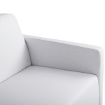 ΚΑΝΑΠΕΣ 2ΘΕΣΙΟΣ NELLIE HM3159.22 ΜΕ ΛΕΥΚΟ PU 113x71x71Υ εκ.