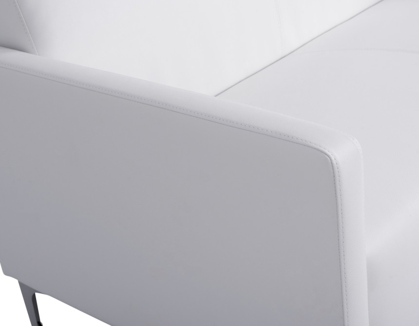 ΚΑΝΑΠΕΣ 2ΘΕΣΙΟΣ NELLIE HM3159.22 ΜΕ ΛΕΥΚΟ PU 113x71x71Υ εκ.