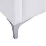 ΚΑΝΑΠΕΣ 2ΘΕΣΙΟΣ NELLIE HM3159.22 ΜΕ ΛΕΥΚΟ PU 113x71x71Υ εκ.