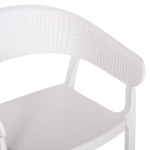 ΠΟΛΥΘΡΟΝΑ ΠΟΛΥΠΡΟΠΥΛΕΝΙΟΥ PERFOE HM5941.01 ΛΕΥΚΗ 53,5x50,5x73Υεκ.