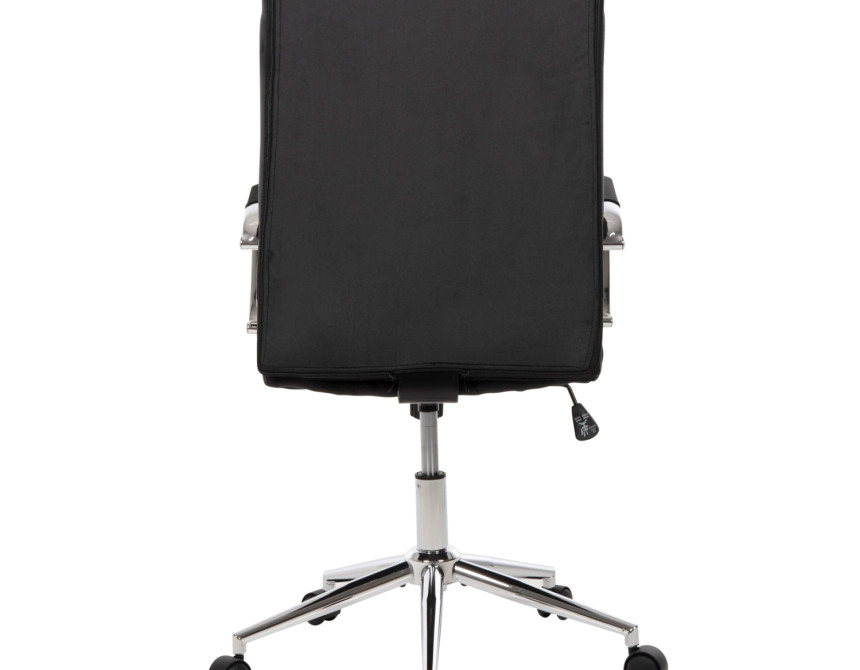 ΚΑΡΕΚΛΑ ΓΡΑΦΕΙΟΥ JOSEF HM1181.04 ΜΑΥΡΟ ΒΕΛΟΥΔΟ-INOX ΒΑΣΗ 58x61x105-113Yεκ.