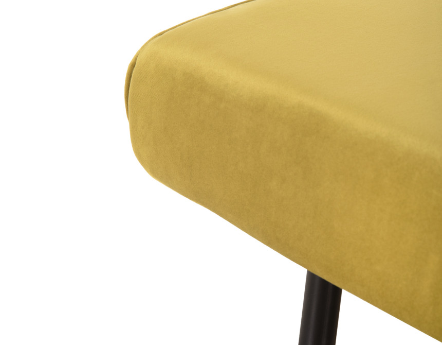 ΠΟΛΥΘΡΟΝΑ ΚΡΕΒΑΤΙ BRAXTON HM8425.23 ΒΕΛΟΥΔΟ ΛΑΔΙ 78x88x78Υεκ.