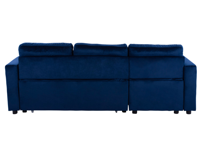 ΚΑΝΑΠΕΣ ΓΩΝΙΑ ΚΡΕΒΑΤΙ WAYNE 224x147x85Υεκ. HM3028.18 ΒΕΛΟΥΔΟ ΜΠΛΕ