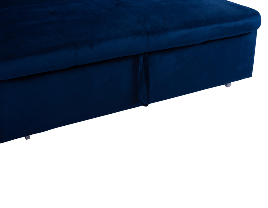 ΚΑΝΑΠΕΣ ΓΩΝΙΑ ΚΡΕΒΑΤΙ WAYNE 224x147x85Υεκ. HM3028.18 ΒΕΛΟΥΔΟ ΜΠΛΕ