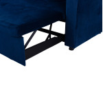 ΚΑΝΑΠΕΣ ΓΩΝΙΑ ΚΡΕΒΑΤΙ WAYNE 224x147x85Υεκ. HM3028.18 ΒΕΛΟΥΔΟ ΜΠΛΕ