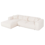 ΚΑΝΑΠΕΣ ΓΩΝΙΑ (ΑΡΙΣΤΕΡΗ) BRICKEN HM3275.02L ΛΕΥΚΟ ΥΦΑΣΜΑ 110-282x98-160x72Υεκ.