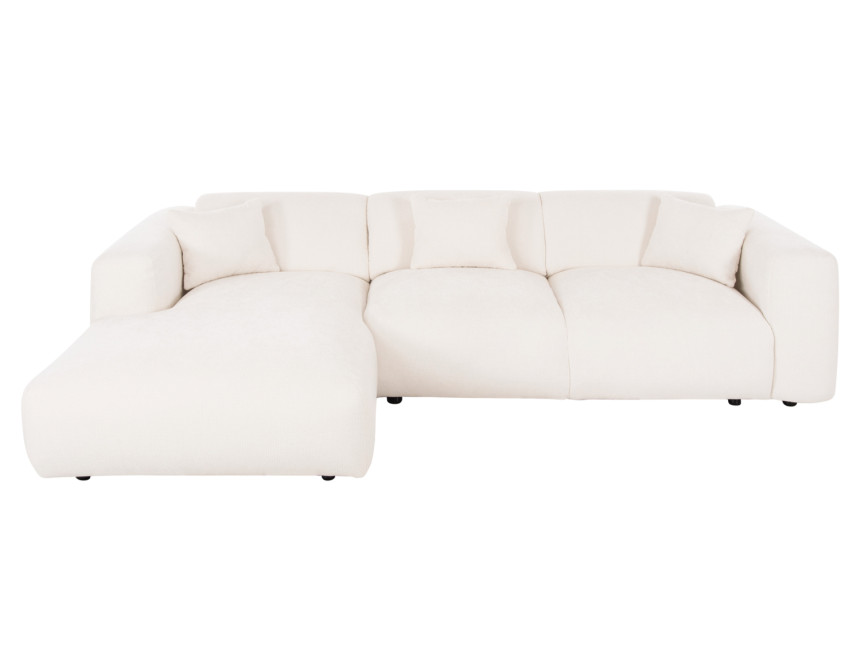ΚΑΝΑΠΕΣ ΓΩΝΙΑ (ΑΡΙΣΤΕΡΗ) BRICKEN HM3275.02L ΛΕΥΚΟ ΥΦΑΣΜΑ 110-282x98-160x72Υεκ.