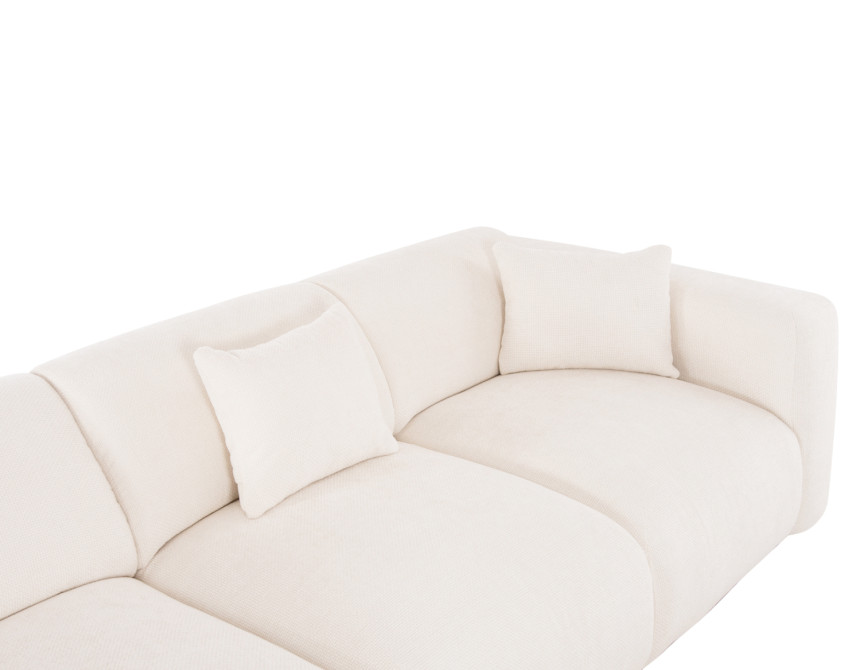 ΚΑΝΑΠΕΣ ΓΩΝΙΑ (ΑΡΙΣΤΕΡΗ) BRICKEN HM3275.02L ΛΕΥΚΟ ΥΦΑΣΜΑ 110-282x98-160x72Υεκ.