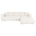 ΚΑΝΑΠΕΣ ΓΩΝΙΑ BRICKEN HM3275.02R ΛΕΥΚΟ ΥΦΑΣΜΑ 110-282x98-160x72Υεκ.