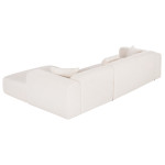ΚΑΝΑΠΕΣ ΓΩΝΙΑ BRICKEN HM3275.02R ΛΕΥΚΟ ΥΦΑΣΜΑ 110-282x98-160x72Υεκ.
