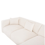 ΚΑΝΑΠΕΣ ΓΩΝΙΑ BRICKEN HM3275.02R ΛΕΥΚΟ ΥΦΑΣΜΑ 110-282x98-160x72Υεκ.