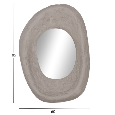 ΚΑΘΡΕΠΤΗΣ ΤΟΙΧΟΥ RIFFE HM4695.03 FIBER CEMENT ΓΚΡΙ 60x13x85Υεκ.