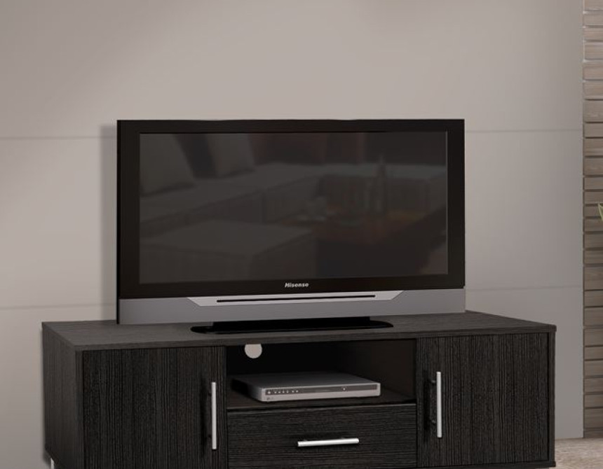 ΕΠΙΠΛΟ ΤΗΛΕΟΡΑΣΗΣ MACIE ΜΕΛΑΜΙΝΗΣ HM2203.01 ZEBRANO 120x40x39Y εκ.