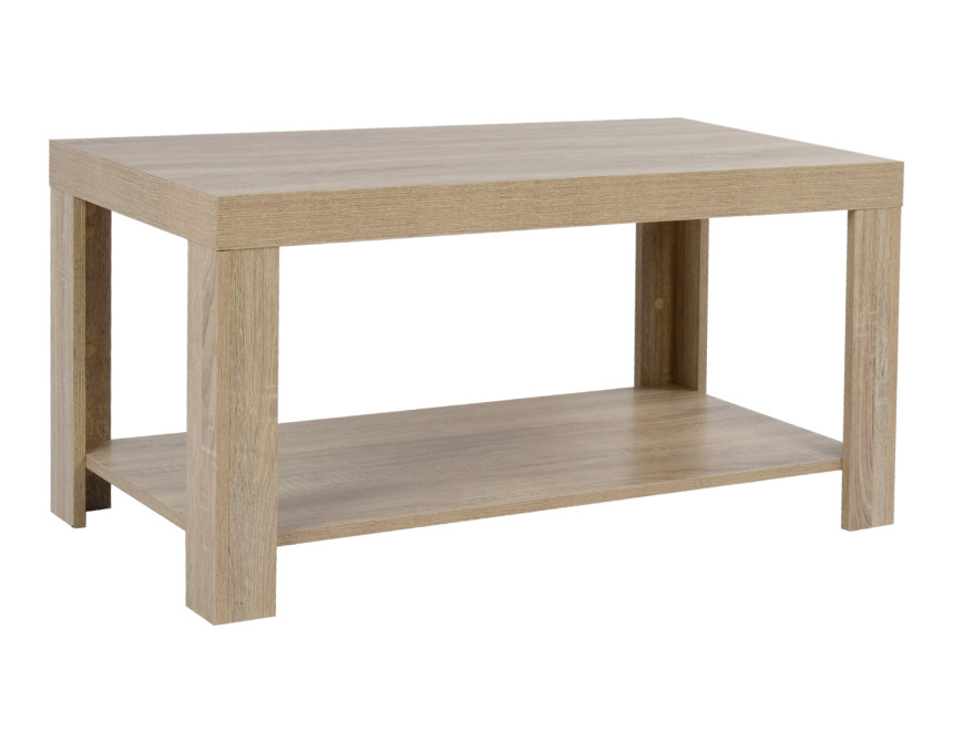 ΤΡΑΠΕΖΙ ΣΑΛΟΝΙΟΥ ΜΕΛΑΜΙΝΗΣ ALAYNA HM2207.02 SONAMA 90X45X45 εκ.