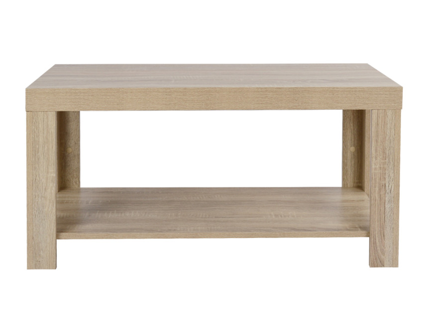 ΤΡΑΠΕΖΙ ΣΑΛΟΝΙΟΥ ΜΕΛΑΜΙΝΗΣ ALAYNA HM2207.02 SONAMA 90X45X45 εκ.