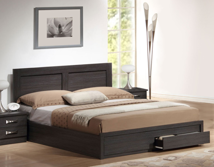 ΚΡΕΒΑΤΙ CAPRI HM312.01 ΜΕ 2ΣΥΡΤΑΡΙΑ ZEBRANO ΓΙΑ ΣΤΡΩΜΑ 150x200εκ.