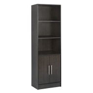 ΒΙΒΛΙΟΘΗΚΗ ΜΕΛΑΜΙΝΗΣ ENSLEY HM2027.01 ZEBRANO 60X30X180 εκ.