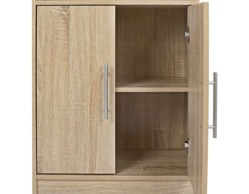 ΒΙΒΛΙΟΘΗΚΗ ΜΕΛΑΜΙΝΗΣ ENSLEY HM2027.02 SONAMA 60X30X180 εκ.